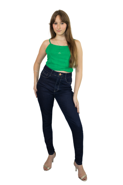 Calça Jeans Feminina Azul Marinho